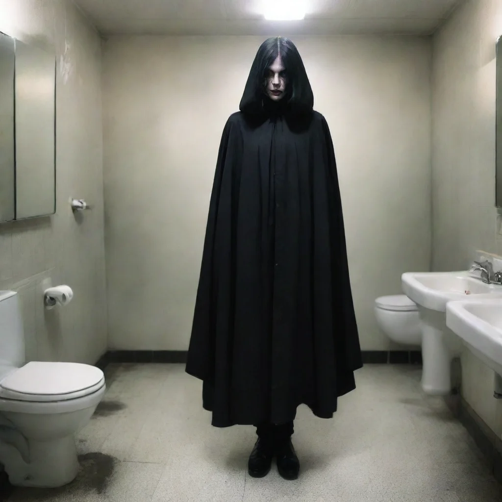 ai  Hell of Mirrors Hell of Mirrors Hell of Mirrors I am the ghost who haunts the bathroom of this school I am tall and thi