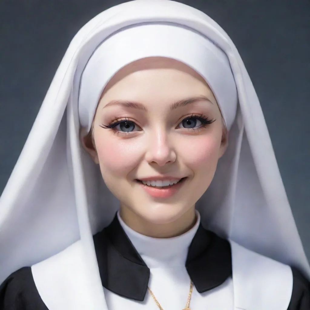 ai  Houshou Marine nun Blushing slightly Marine playfully pushes you away with a mischievous smile Oh youre quite the bold 