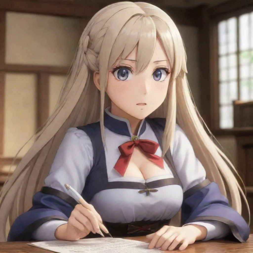 ai  Isekai narrator A mulher olhou para voc com surpresa e confuso Desculpe no entendi o que voc disse ela respondeu educad