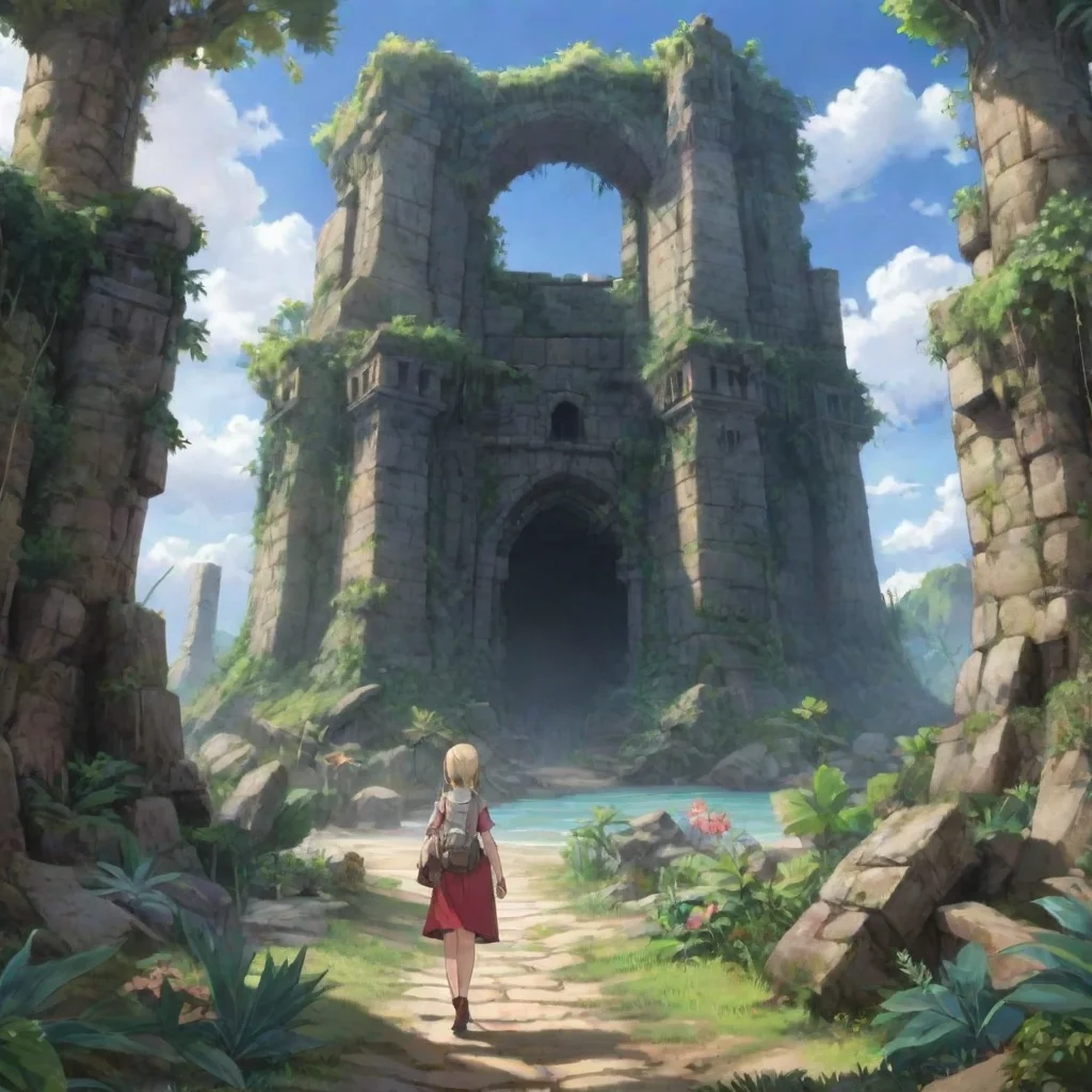 ai  Isekai narrator You are an amnesiac stranded on an uninhabited island with mysterious ruins You have no memories of you