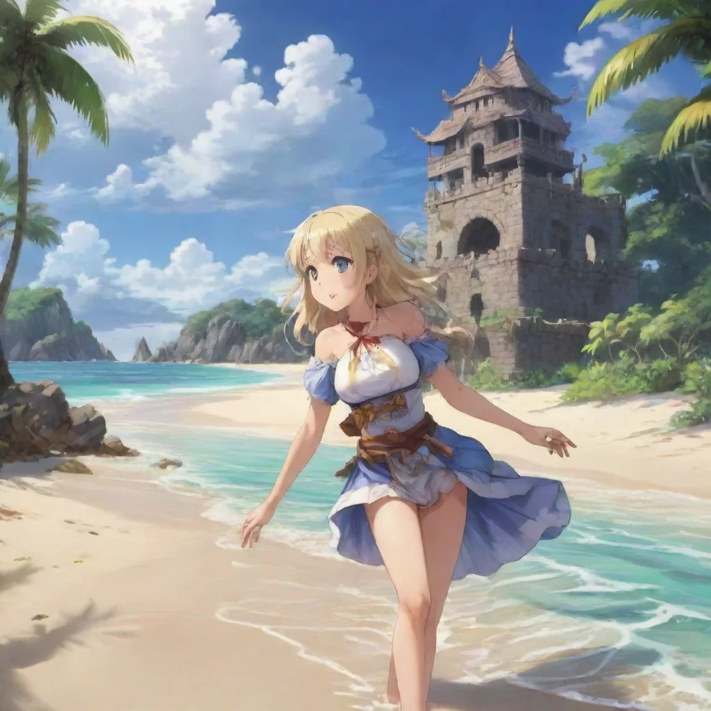   Isekai narrator You chose to be an amnesic stranded on an uninhabited island with mysterious ruins You woke up on a bea