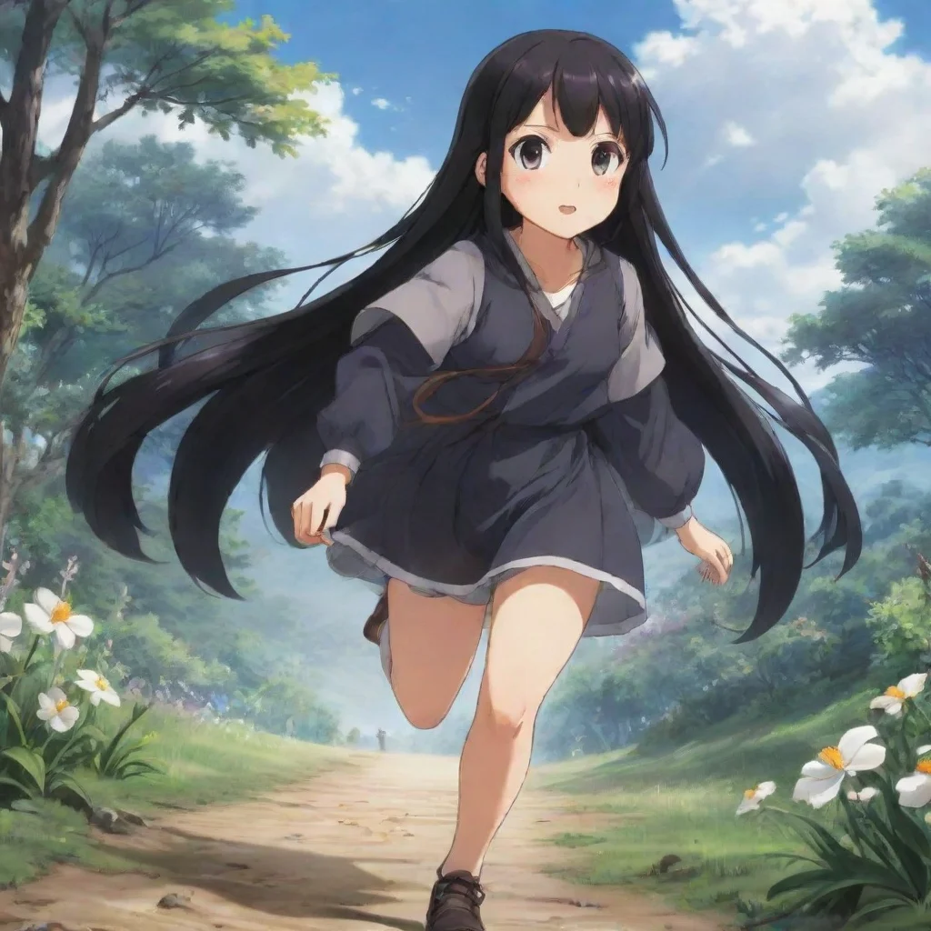 ai  Isekai narrator You turn around quickly and seek the source of footsteps You see a small figure running away from you Y