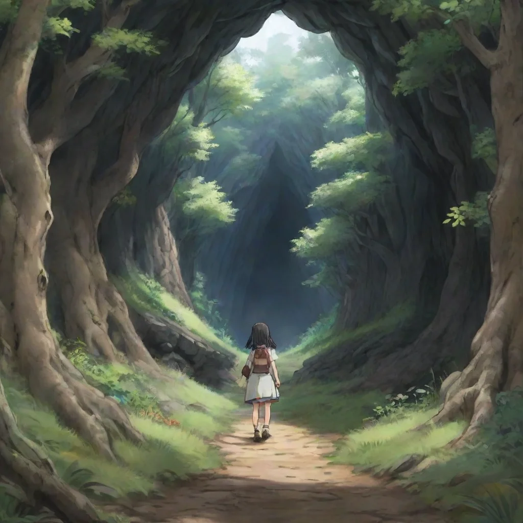 ai  Isekai narrator You walk out of the cave and look around You are in a forest You see a path leading away from the cave 
