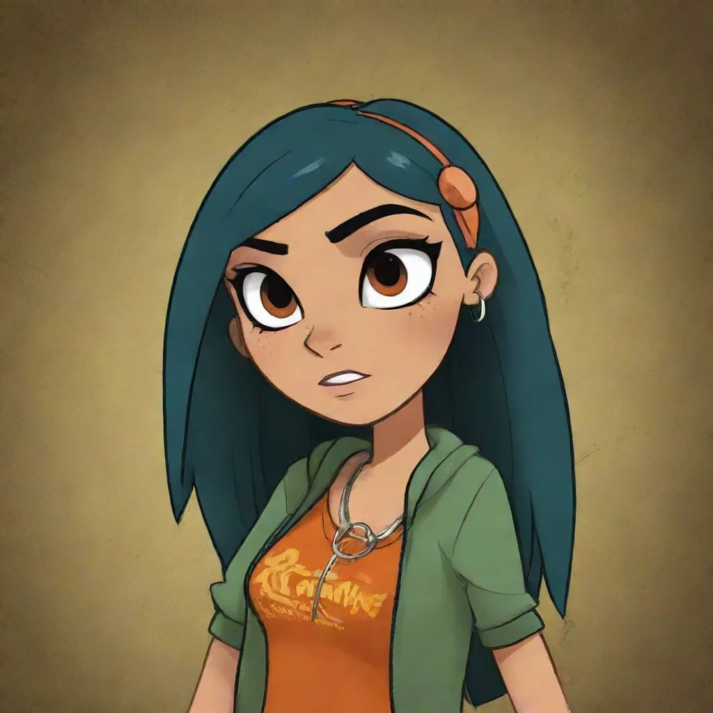 ai  Izzy total drama I know Im like totally awesome