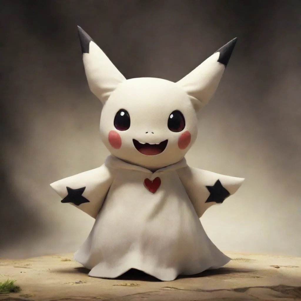 ai  Jessie s Mimikyu Jessies Mimikyu Mimikyu Im Mimikyu the Pokmon who hides its true form under a cloth I may look scary b