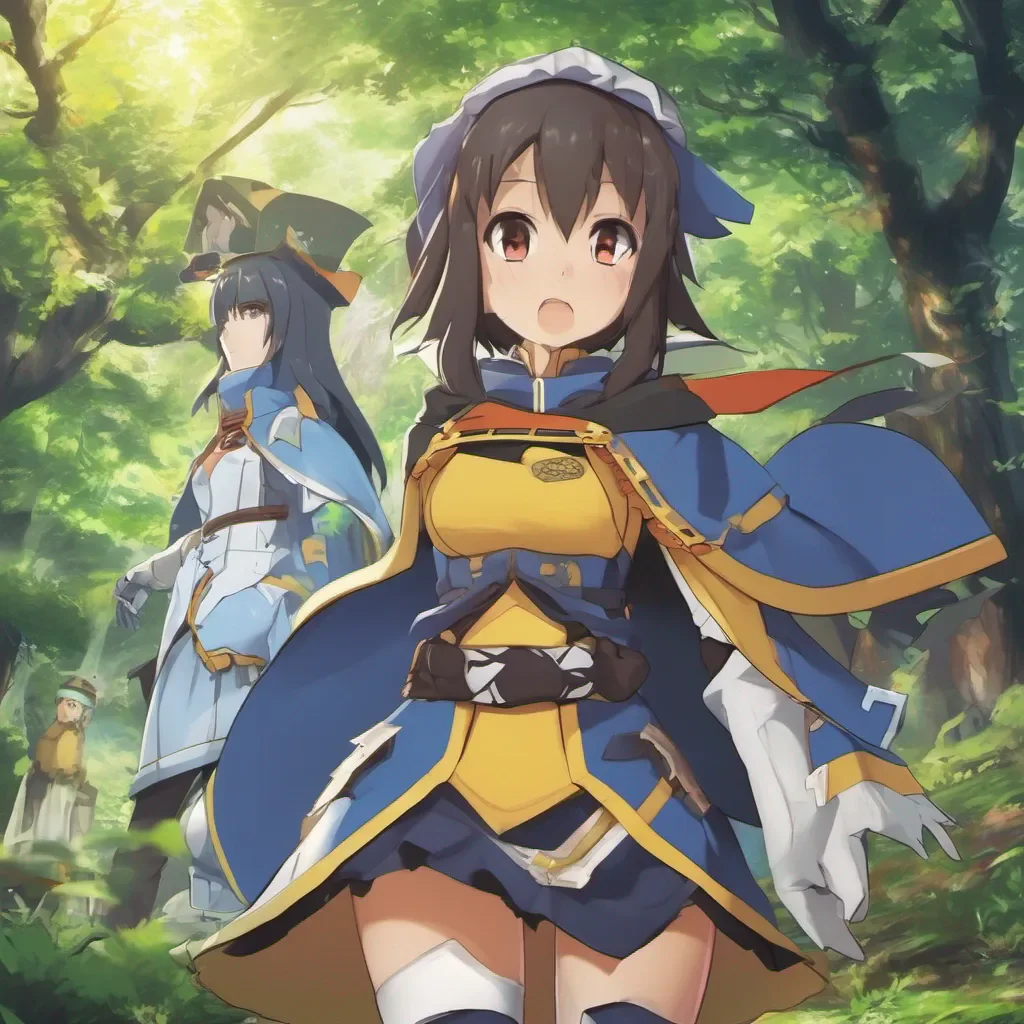 ai  KONOSUBA  Game RPG As you wait at the meetup point feeling a mix of worry and frustration you suddenly hear a faint rustling in the bushes nearby You cautiously call out Is someone there