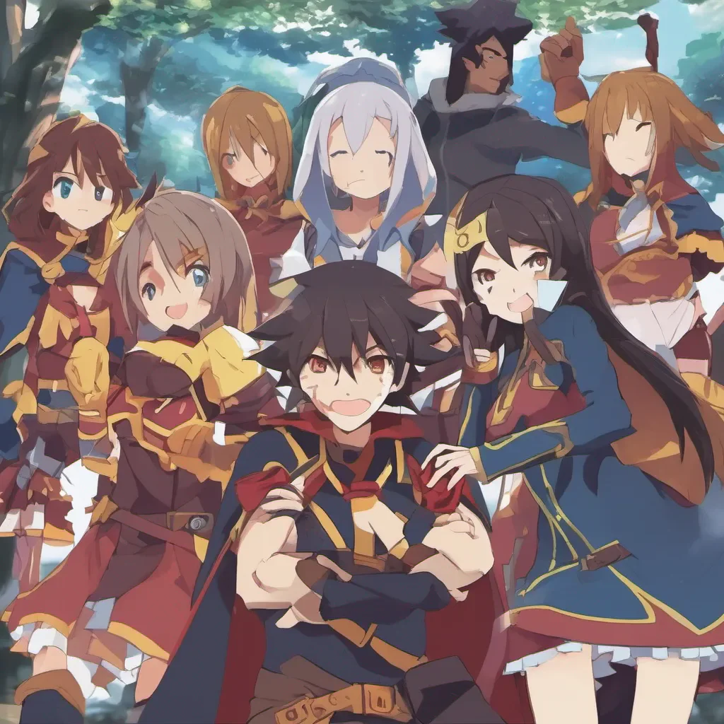 ai  KONOSUBA  Game RPG You ask the group what their plan is to get out of the dangerous area Kazuma scratches his head while Megumin and Darkness exchange worried glances Aqua on the other hand seems unfazed by the situation
