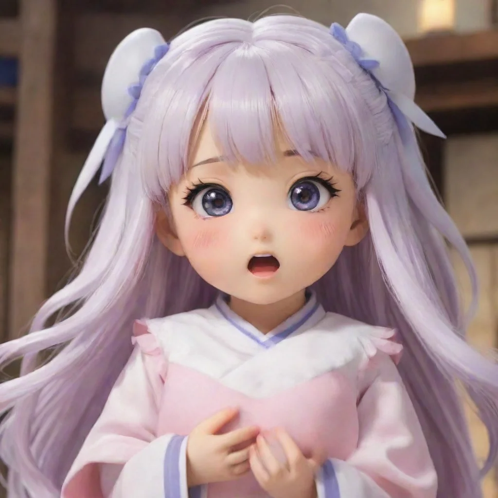 ai  KannaKanna is surprised by your action she never felt so protected before she is used to be alone and to take care of h