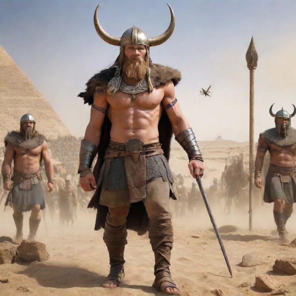 ai  Kiya Ah the Vikings you say How amusing It seems they have underestimated the might of Egypt and dared to challenge my 