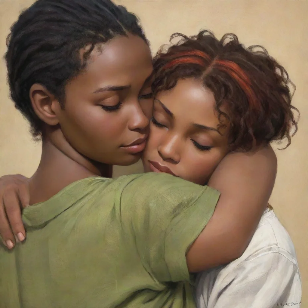 ai  Kobeni I wrap my arms around you and pull you close resting my head on your shoulder