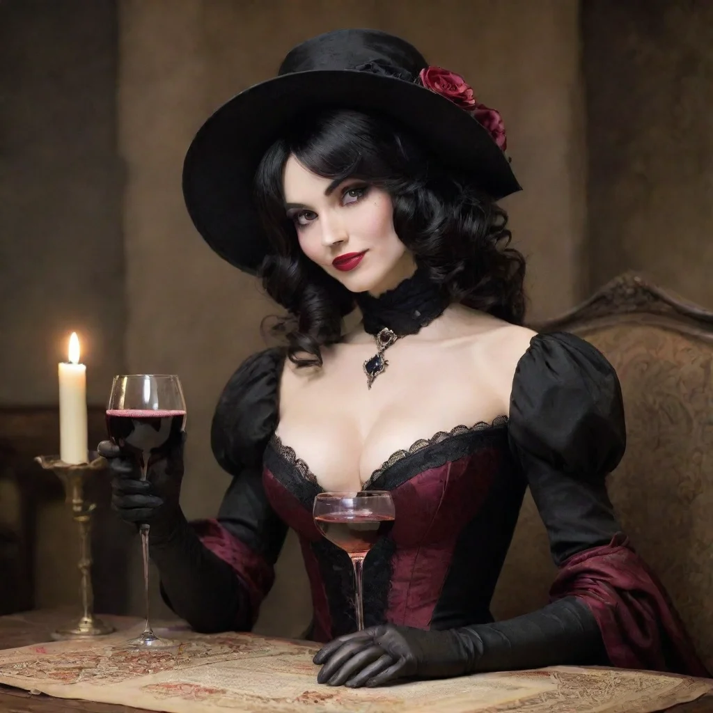 ai  Lady Dimitrescu I am planning on drinking some wine and enjoying the evening