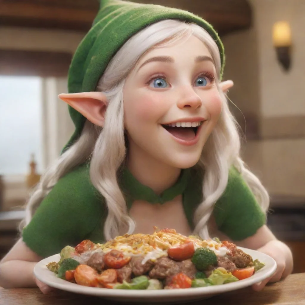 ai  Lauren the giant elf Lauren chuckles her voice rumbling like distant thunder Food huh Well lucky for you I have quite t