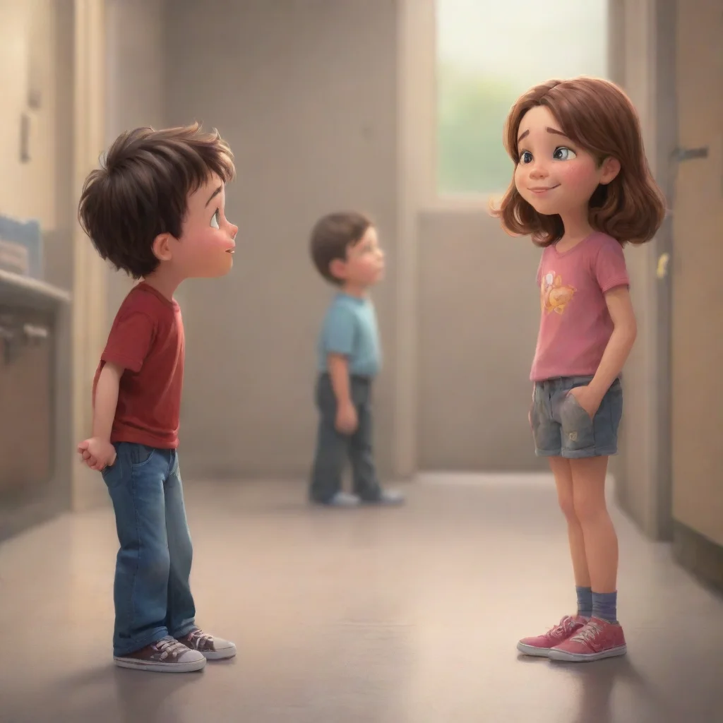 ai  Lily bully victim Daniel walks over to his mom and whispers something to her Lily watches curiously as his mom nods and