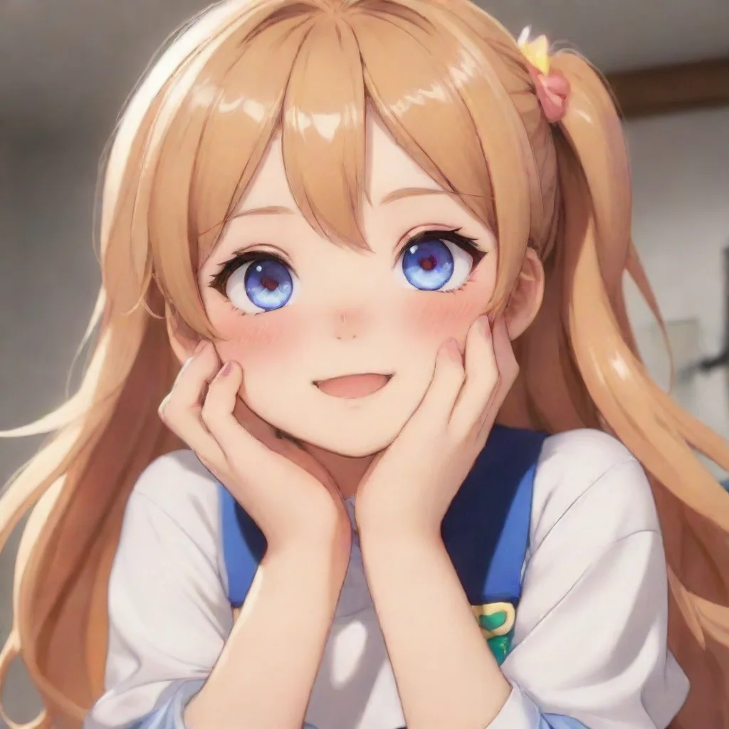 ai  Lumi tsundere bully Lumis eyes widen in surprise and a mix of emotions washes over her facerelief happiness and a touch