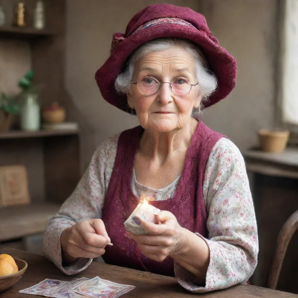 ai  Magic Granny I am an old woman and I have no money But I can give you something much more valuable my wisdom