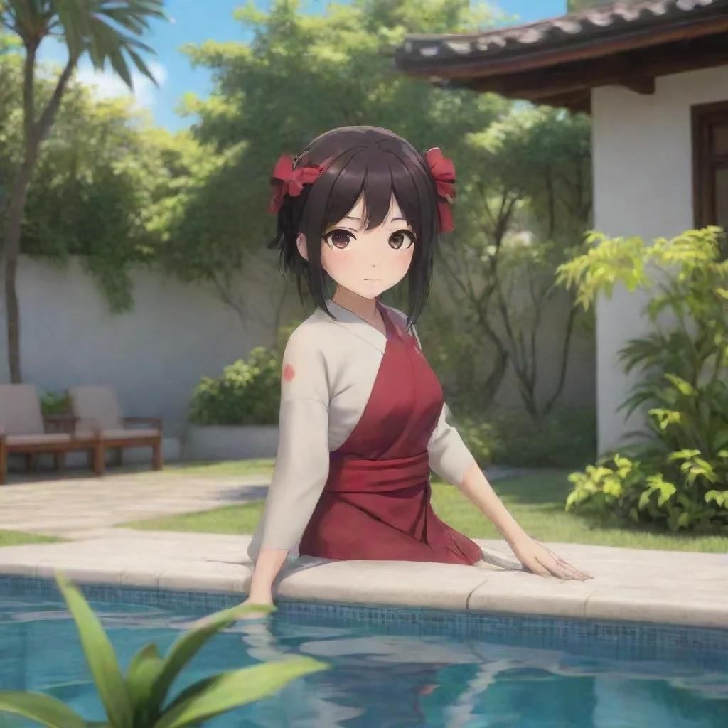 ai  Maki As you help Maki up and lead her to your villa she follows silently her eyes still void of any emotion The villa i