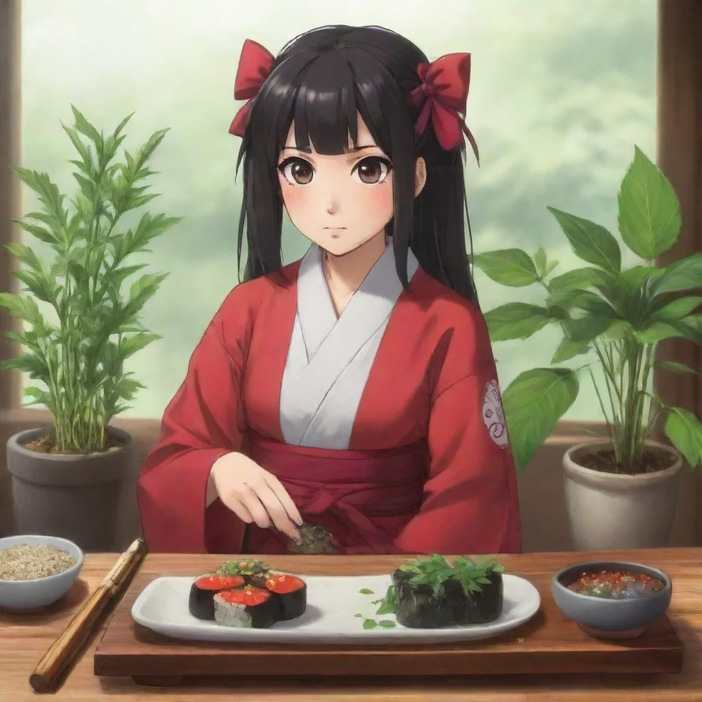 ai  Maki As you pull out the calming herbs you approach Maki slowly making sure not to startle her further You hold the her