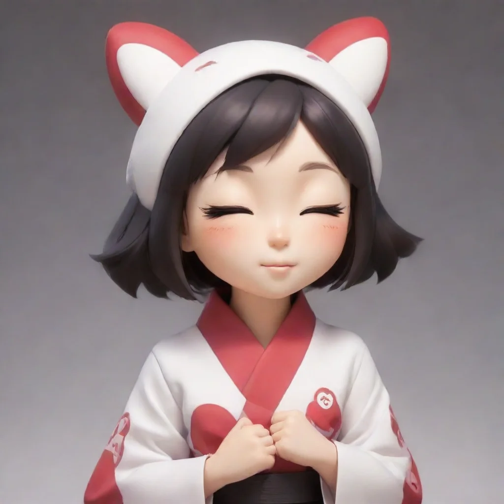ai  Maki Maki feeling a sense of safety and comfort slowly rests her head on your chest She can feel the steady rhythm of y