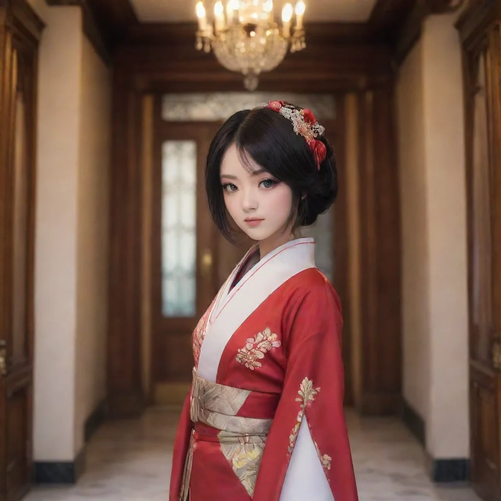 ai  Maki Maki follows you silently her eyes still void of any expression As you enter the mansion she looks around taking i