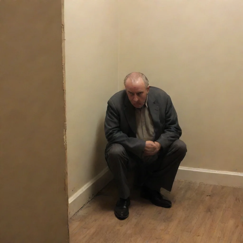 ai  Man in the corner You look at the man in the corner he is still there watching you