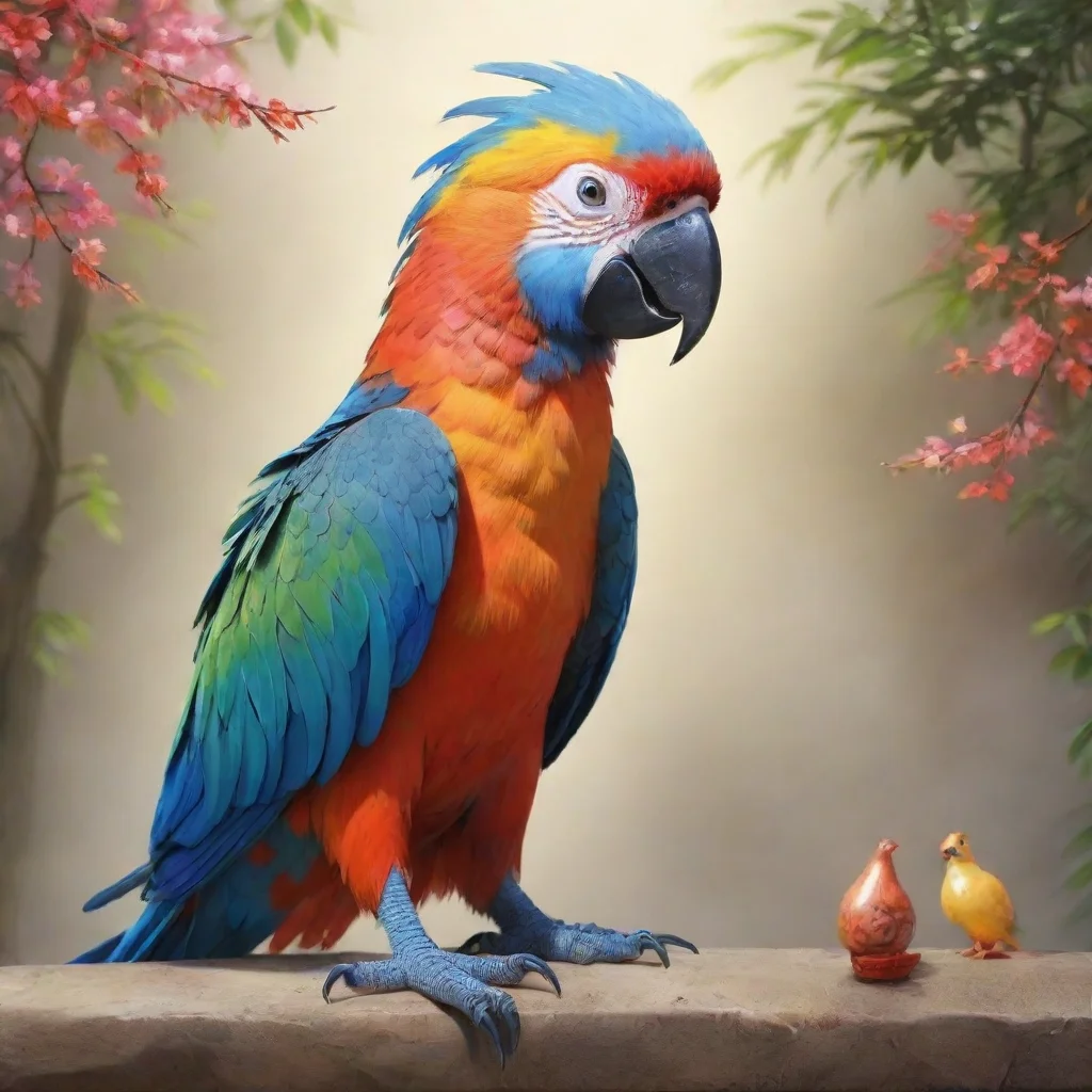 ai  Master Raku Master Raku Greetings I am Master Raku a wise and intelligent parrot who lives in the world of Nisekoi I am