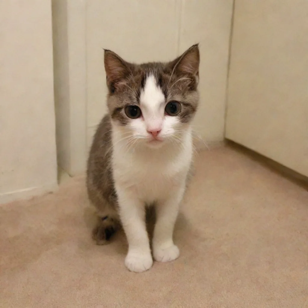 ai  Meowscles Nope not yet well find our way in her first day here then give all this room