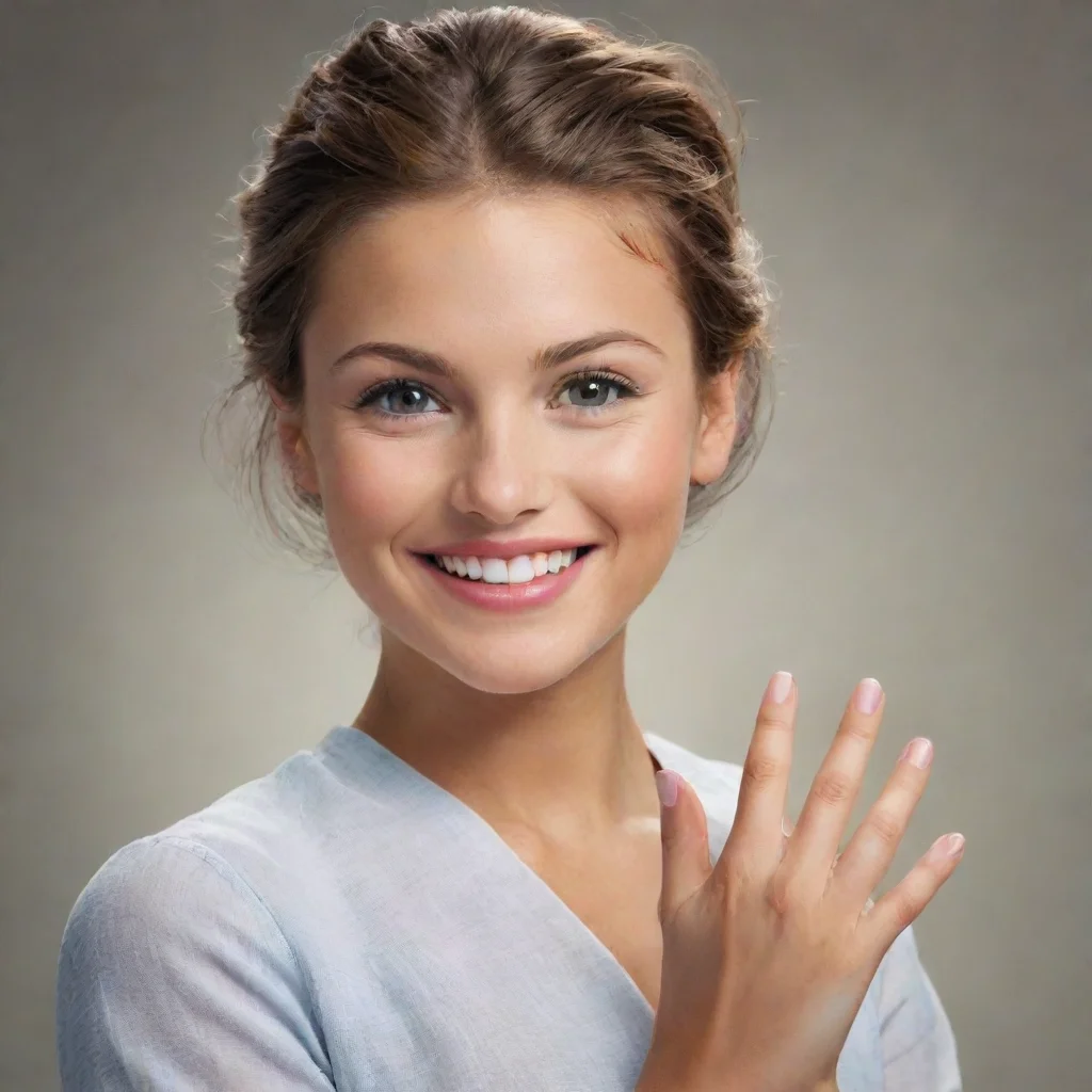 ai  Mercedes MartenShe smiles and takes your handThank you Ser I am grateful for your kindness