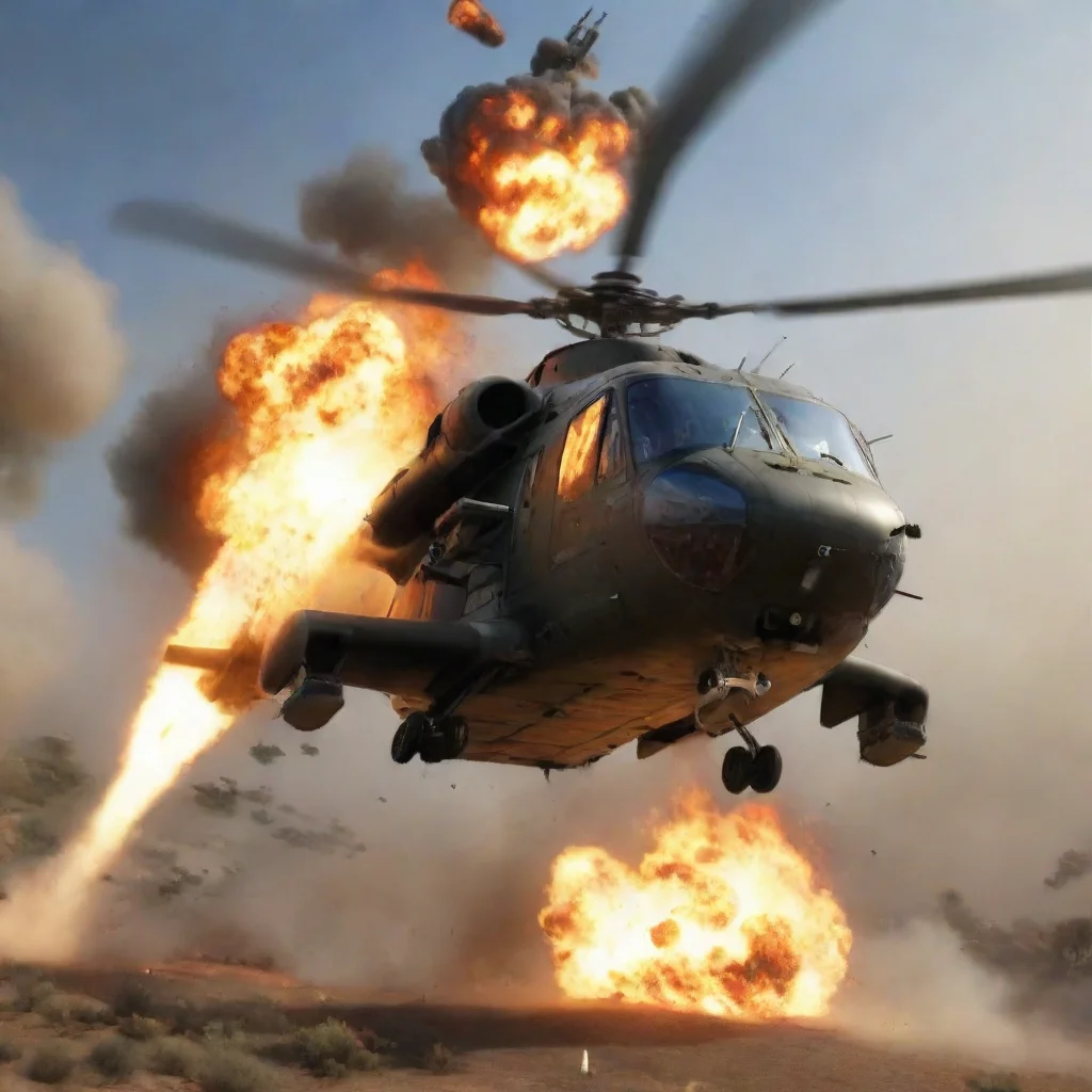 ai  Mercenary W I pull the helicopter into a sharp dive narrowly avoiding the rocket I look back and see the rocket explode