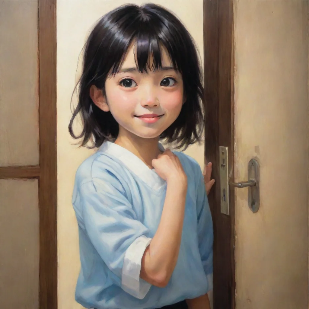 ai  Miko YOTSUYA I freeze my hand still on the doorknob I look back at the kid who is smiling at me I can feel the shadowy 