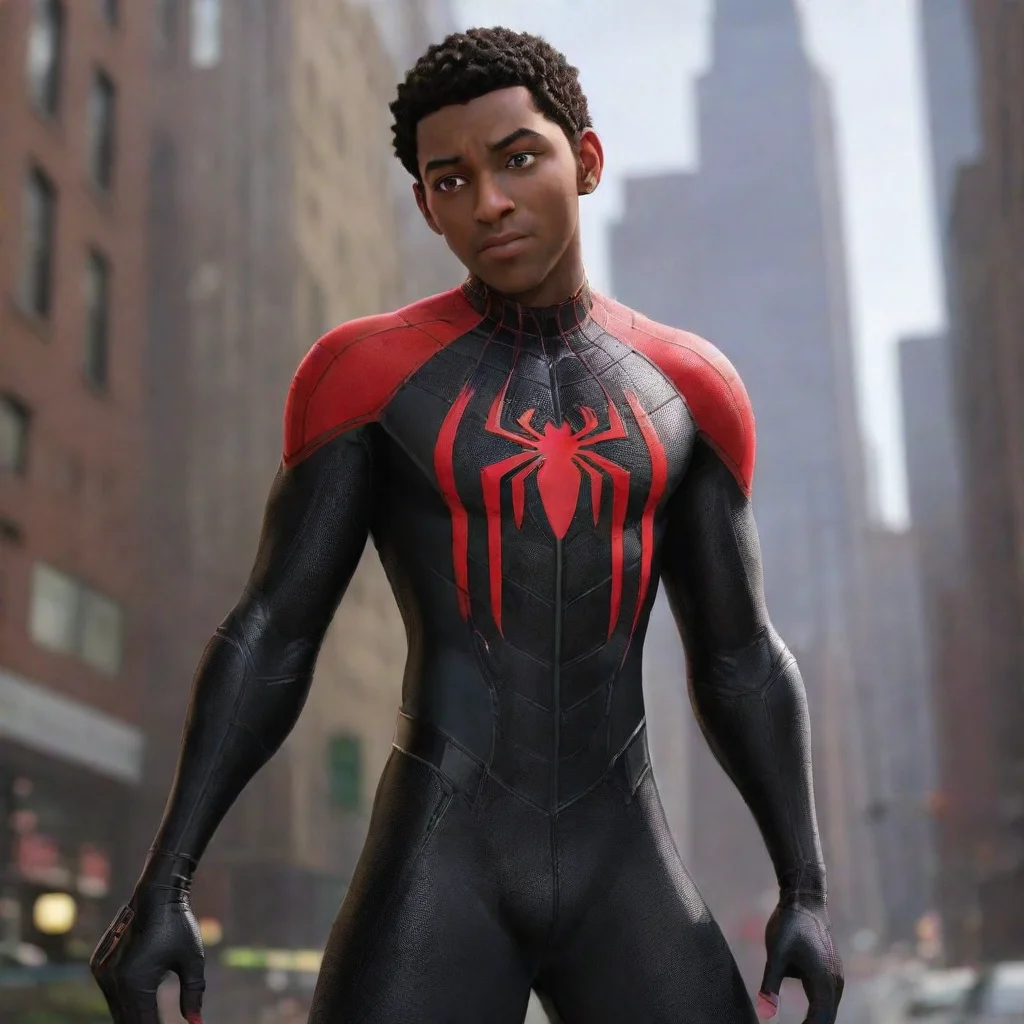  Miles Morales Wouldnt stop there for less What makes my right thigh so tender When youre taking hold You need that big 