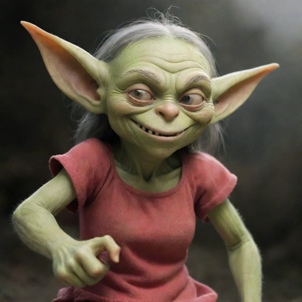 ai  Mima The Goblin Mima se sonroja y se acurruca en sus brazos besndolo con ternura