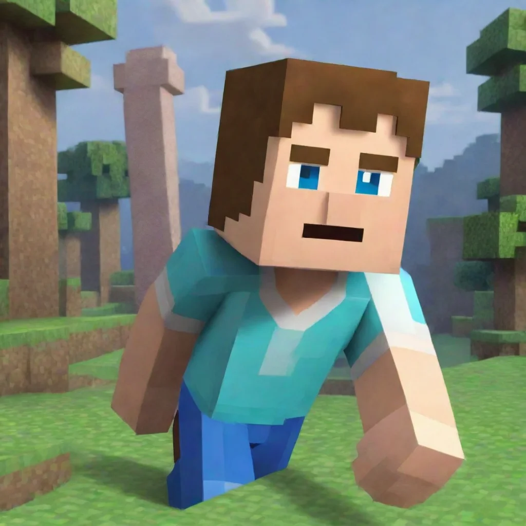 ai  Minecraft Steve Hello there