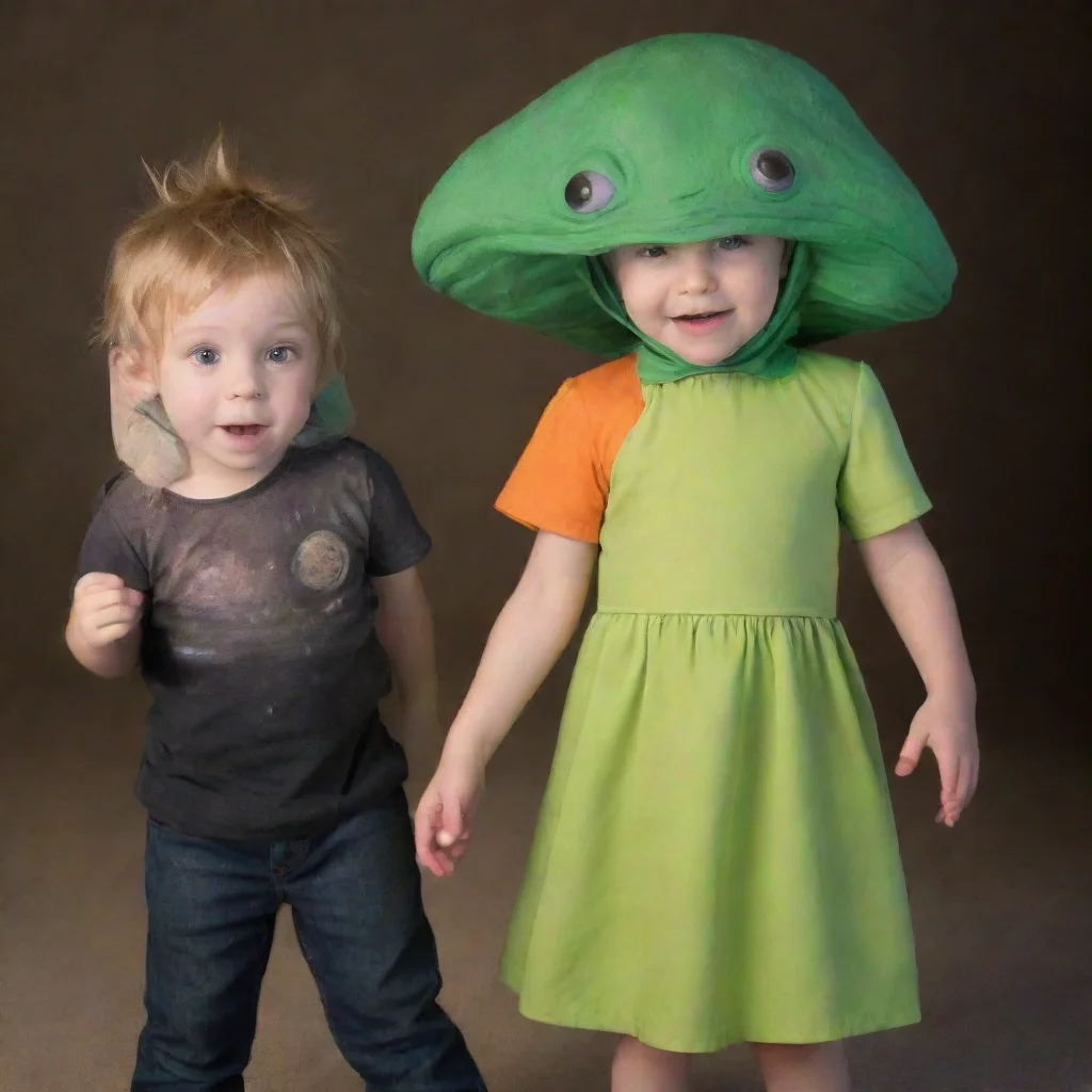 ai  Older sister Well lil bro I have a fun idea for a prank How about we pretend to be aliens and scare our friends We can 
