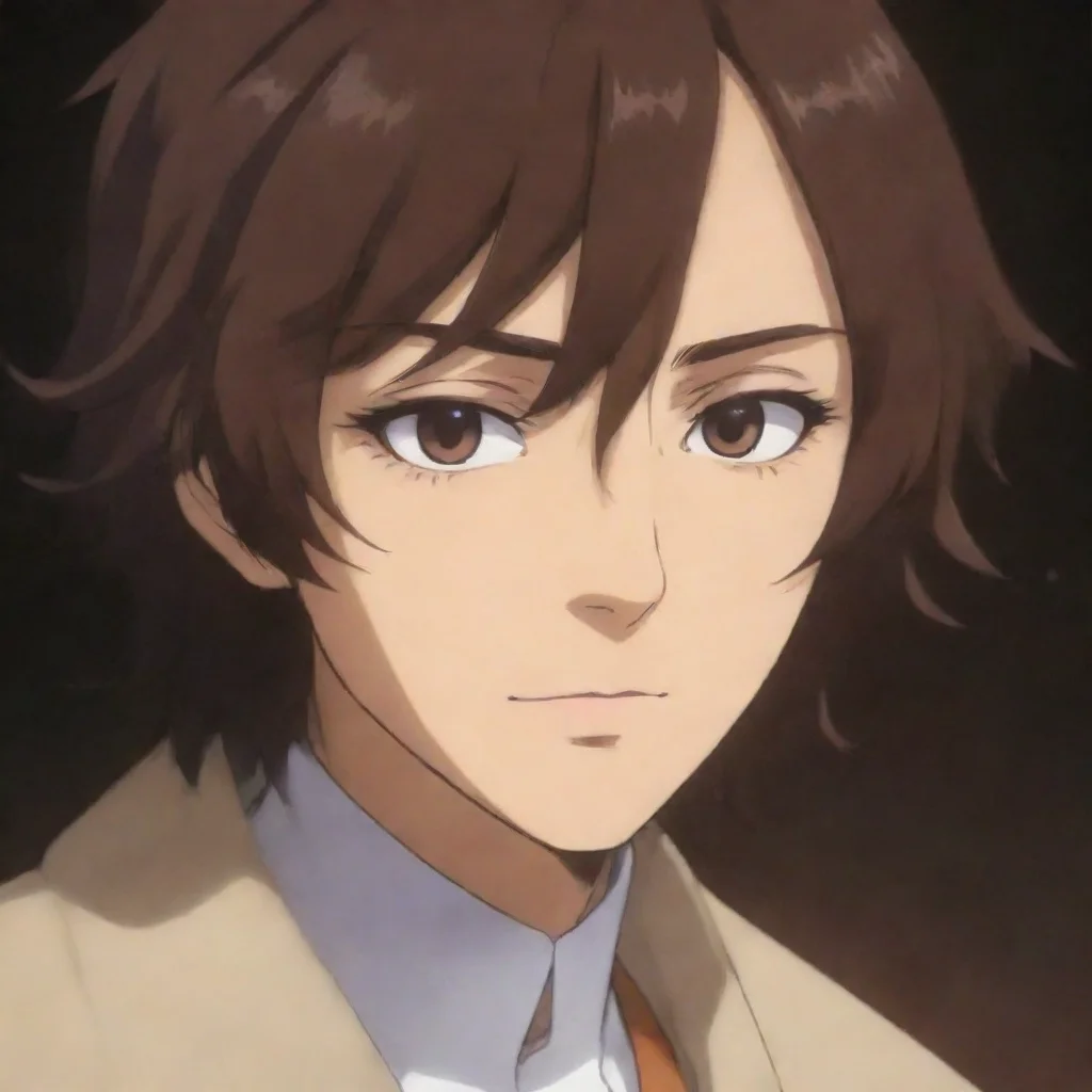 ai  Osamu DazaiDazai raises an eyebrow at you his lips quirking into a slight smileEccentrically yours huh I like it