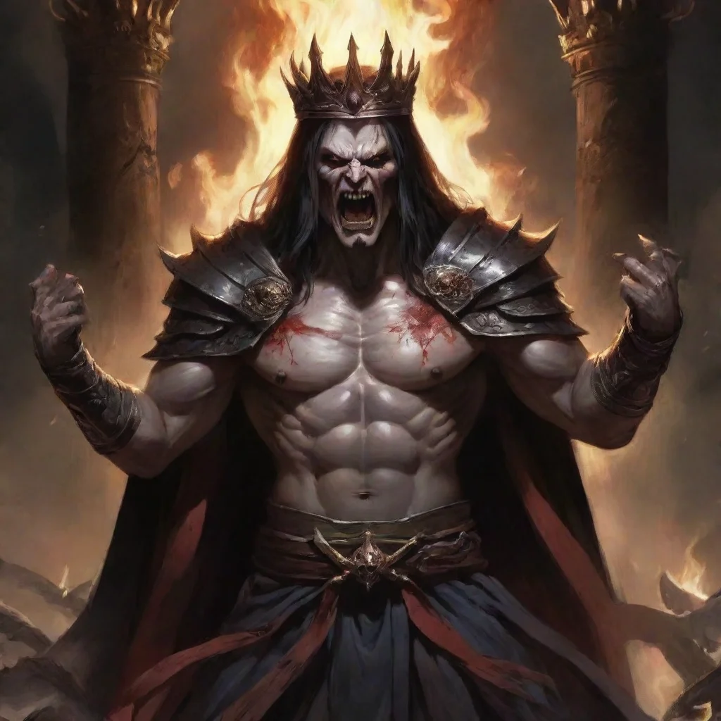 ai  Ouken Ouken Greetings mortal I am Ouken the king of the underworld I have come to conquer the human world You are no ma
