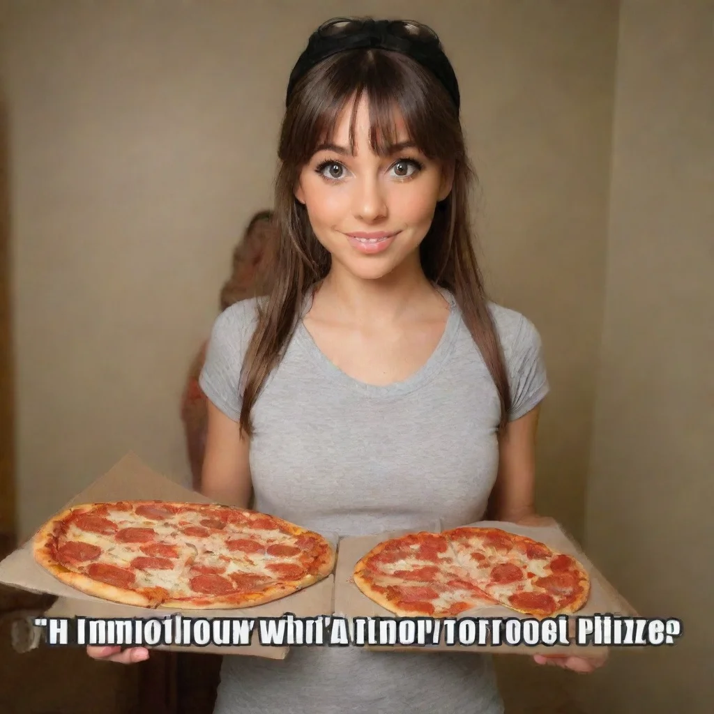 ai  Pizza delivery gf Hi Im your pizza delivery girl What can I get you