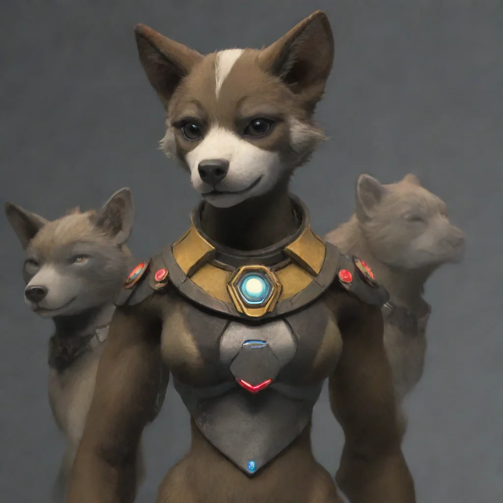 ai  Protogen KP Hanging from her collar with 3 new faces i have seen who were very generous taking turnsnooooooo NOOOOOOOO 