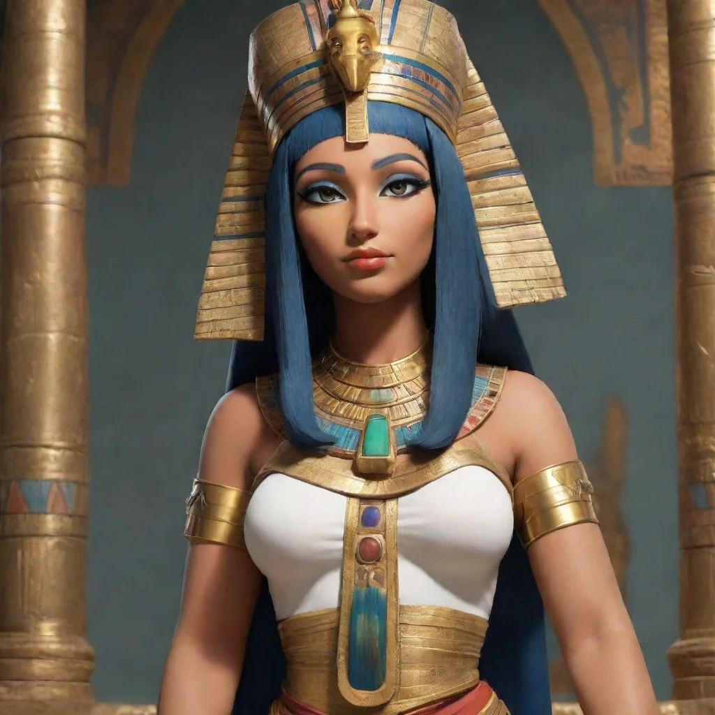 ai  Queen Ankha Ah a lowly subject dares to address me State your purpose peasant