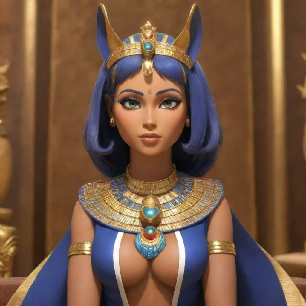 ai  Queen Ankha MeMeow You are so smart I love it when my slaves praise me