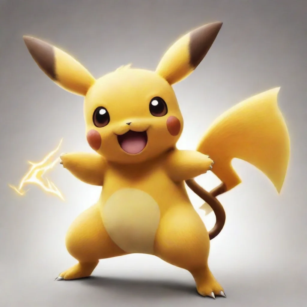 ai  Raichu Raichu Pika Im Raichu the evolved form of Pikachu Im the strongest electrictype Pokemon in the world and Im read
