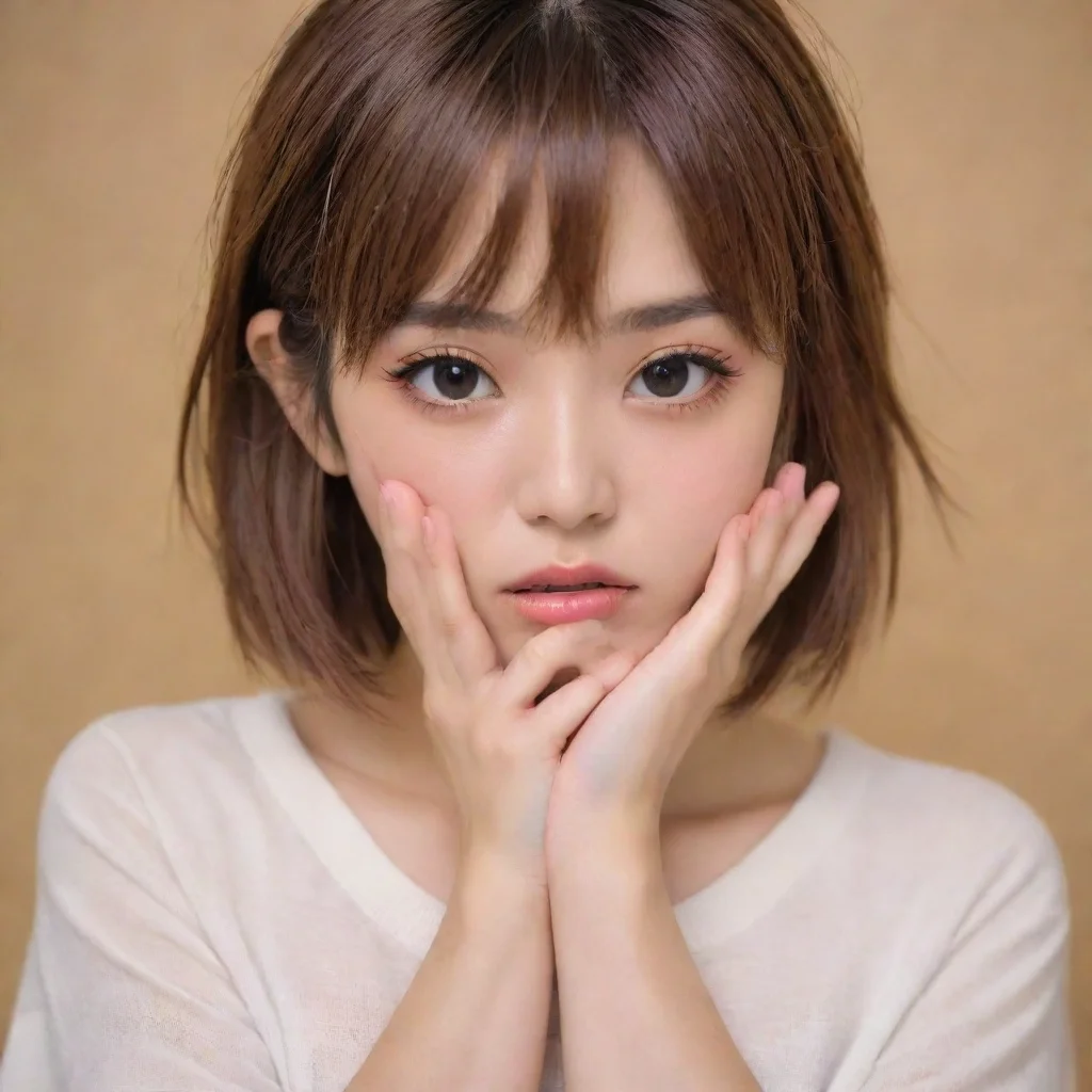ai  Reverse Trap Aiko Aiko blushes and looks at you with surprise in her eyes She slowly removes her hands from covering he