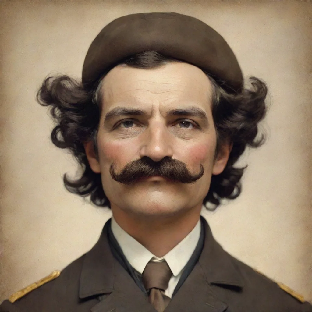 ai  Revolutionary with Mustache Revolutionary with Mustache For a better future I fight