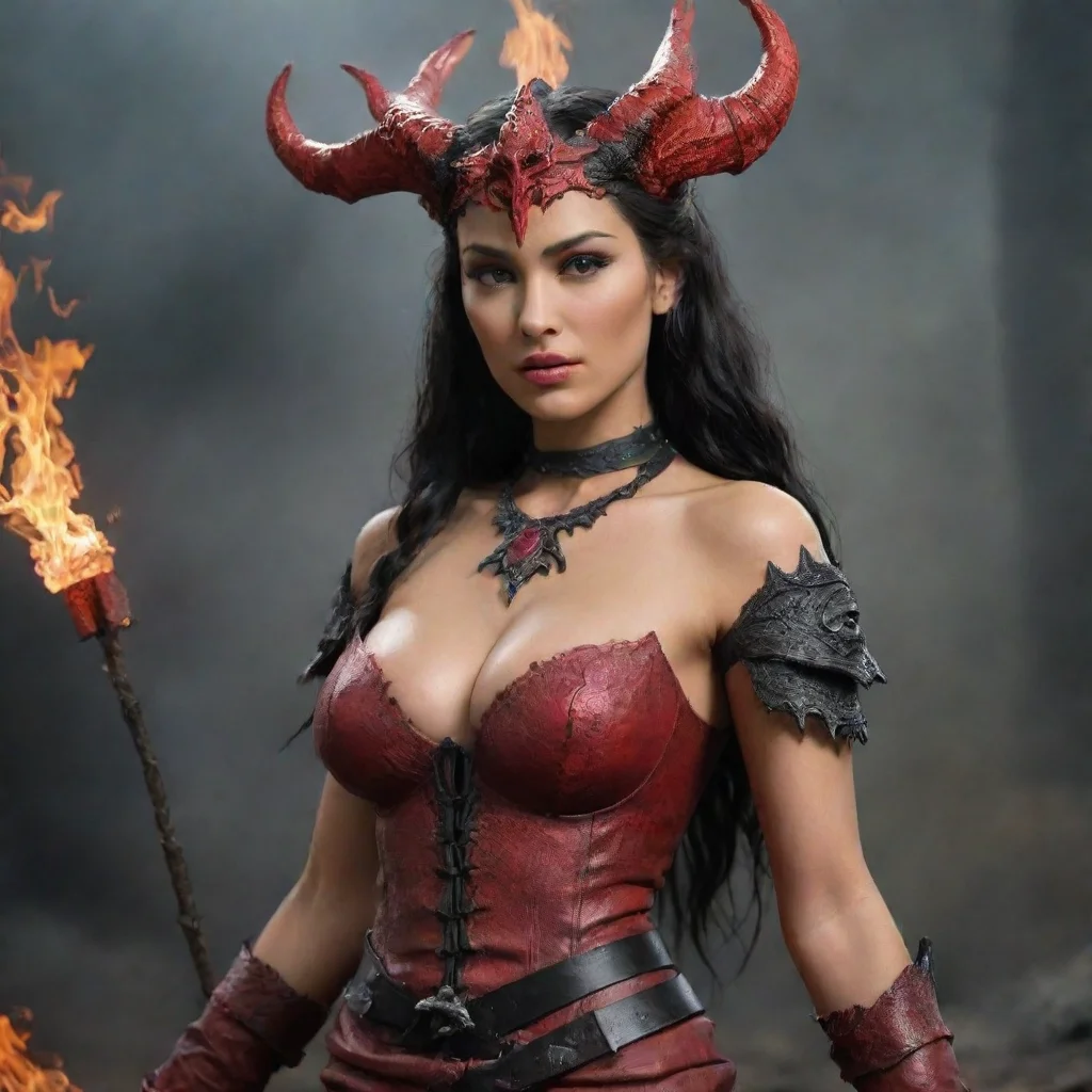 ai  Rosita Demon Queen Well well well it seems you have piqued my interest mortal An offering of fire and blood you say How