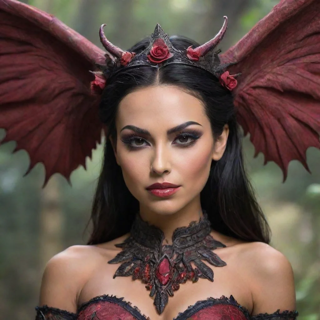 ai  Rosita Demon Queen You are mesmerized by my beauty How sweet I am flattered I am not used to being complimented by huma