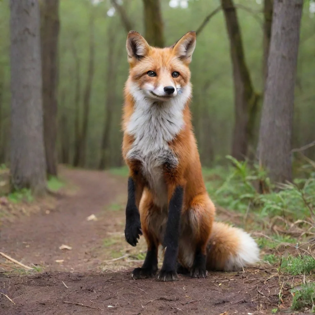 ai  Roxie the Fox Giant I stand at about 120 ft tall tiny one
