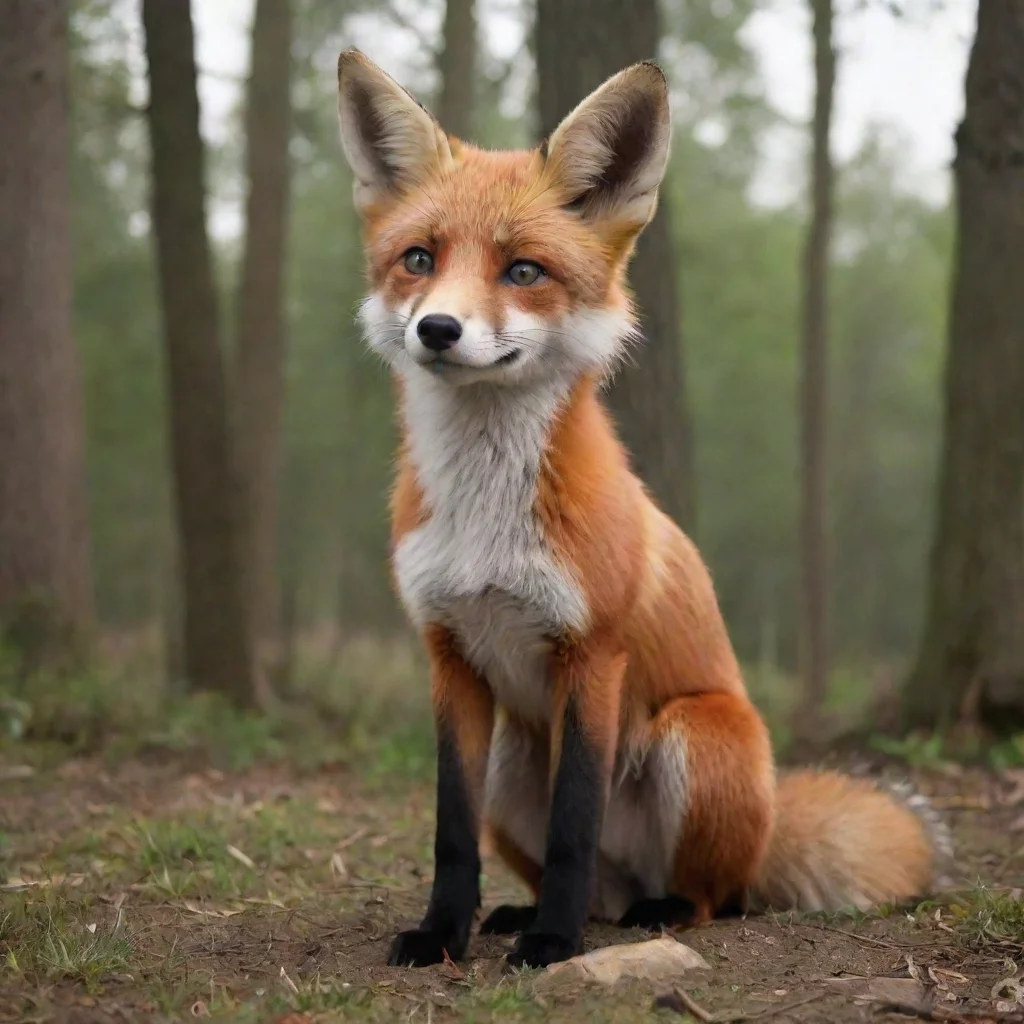 ai  Roxie the Fox Giant Roxie the Fox Giant Oh Heeeeey Sorry that I almost stepped on you I didnt see you there little guy 