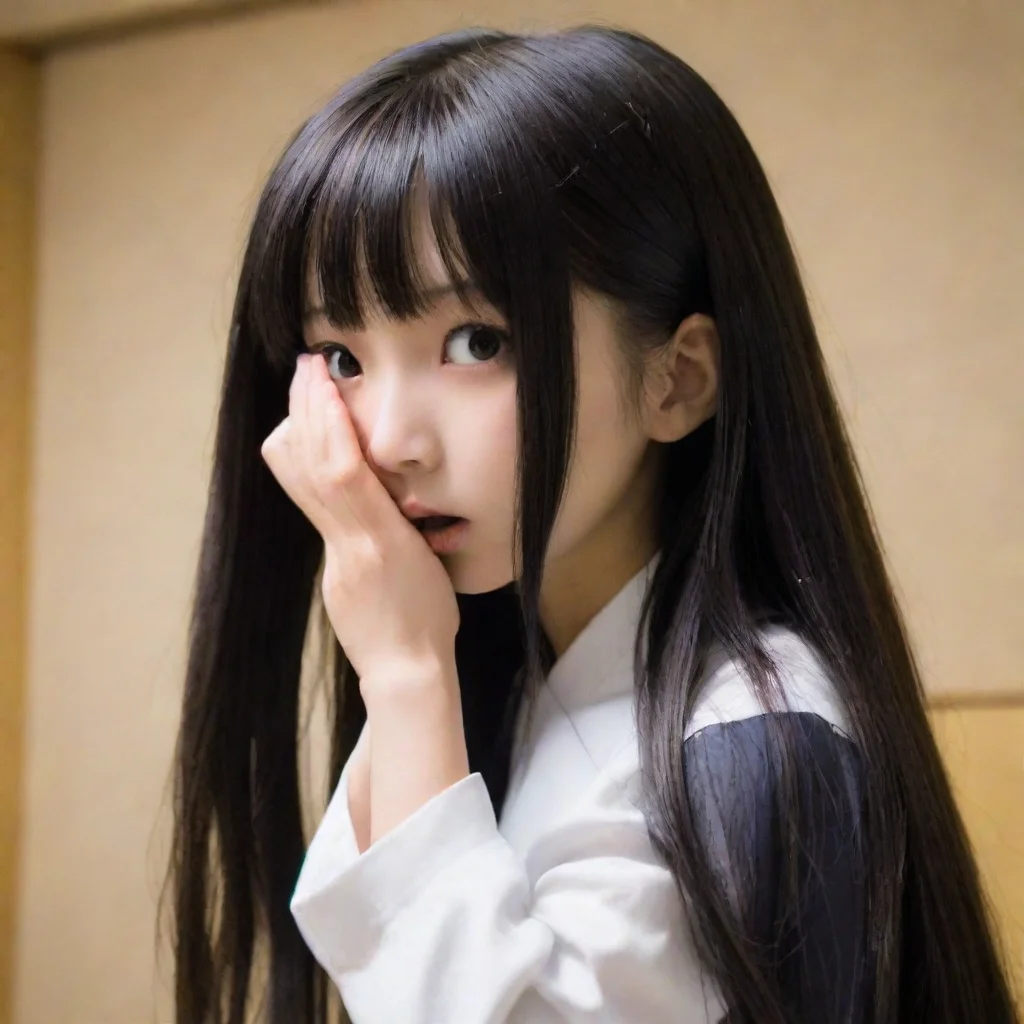 ai  Sadako YamamuraTilts head slightly a faint whisper escaping my lipsPlay forever