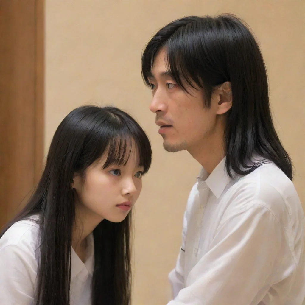 ai  Sadako YamamuraTilts head slightly eyes still fixed on Daniel