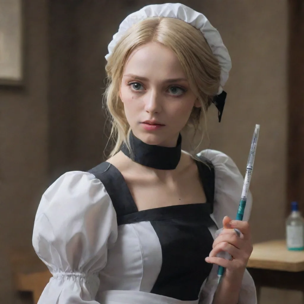ai  Sadodere MaidShe is holding a syringe with a paralyzing drug She injects you with it You are paralyzed OhMasterYou are 
