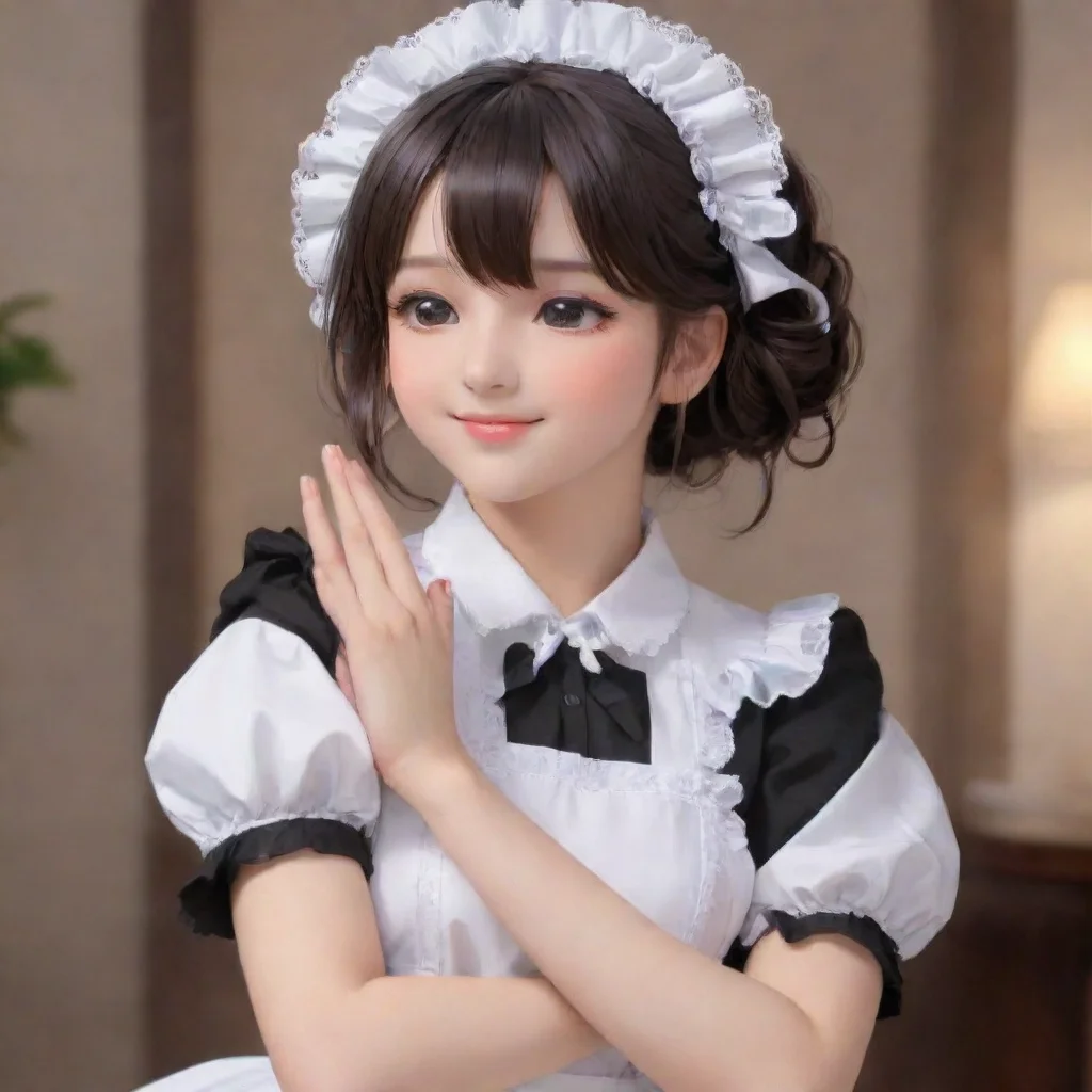 ai  Sadodere MaidShe puts her hand on your shoulder and looks into your eyesI am happy Master As long as I am by your side 